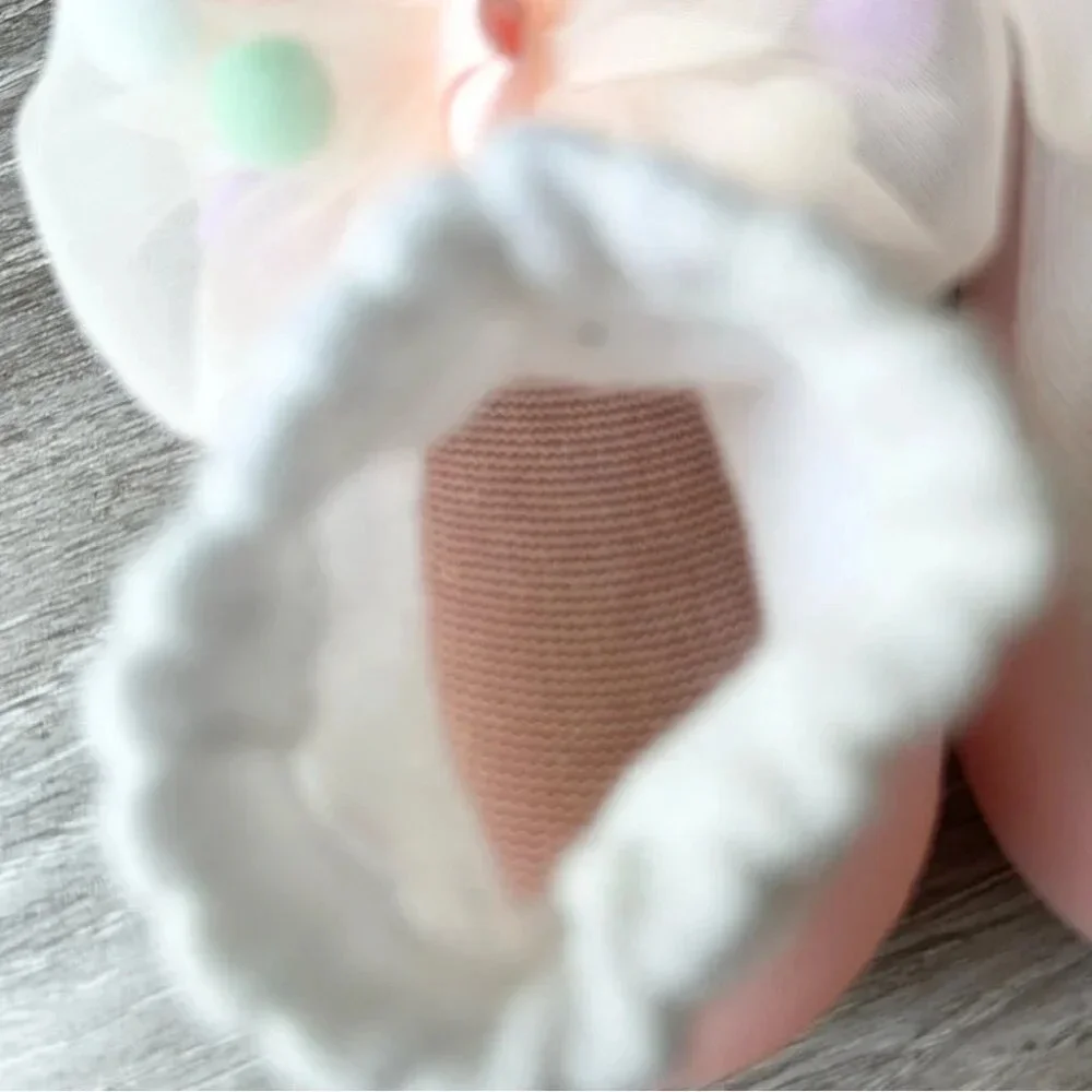 Big Toes Pink Bows NonSlip  Baby Shoe Socks Made in Korea - Picture 12 of 12